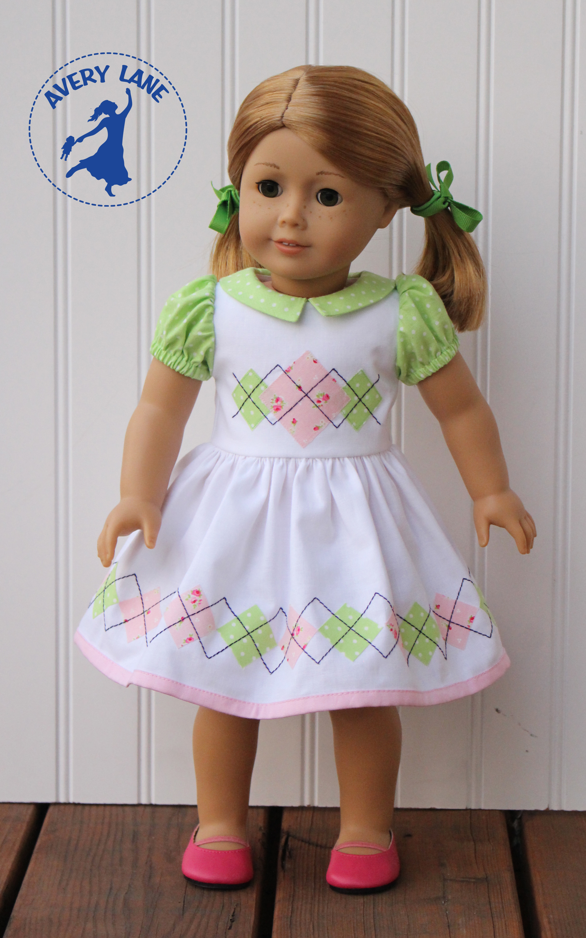 Doll Dress Boutique Bonus Design Perfectly Preppy Dress for American Girl  Dolls 5 - Avery Lane Sewing